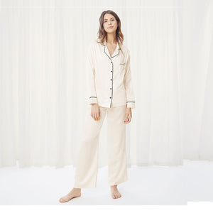 Bluebella Claudia Pyjama Shirt and Trouser Set