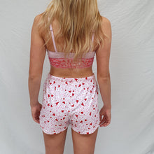 Load image into Gallery viewer, Tallulah  Pink Pink Heart Print Shorts