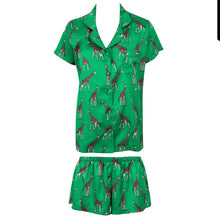Load image into Gallery viewer, Bluebella Feria Short Pyjama Set Green/Multi