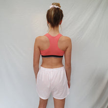 Load image into Gallery viewer, Tallulah Pink Coral Racer Back Crop Top
